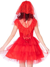 Beetle Bride Goth Lace Dress With Lace Veil